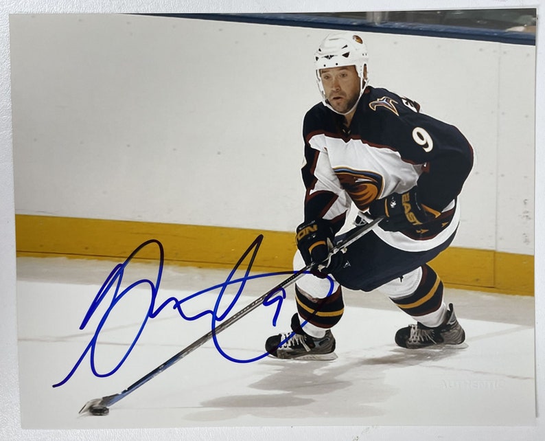 Glen Metropolit Signed Autographed Glossy 8x10 Photo Poster painting Atlanta Thrashers - COA Matching Holograms