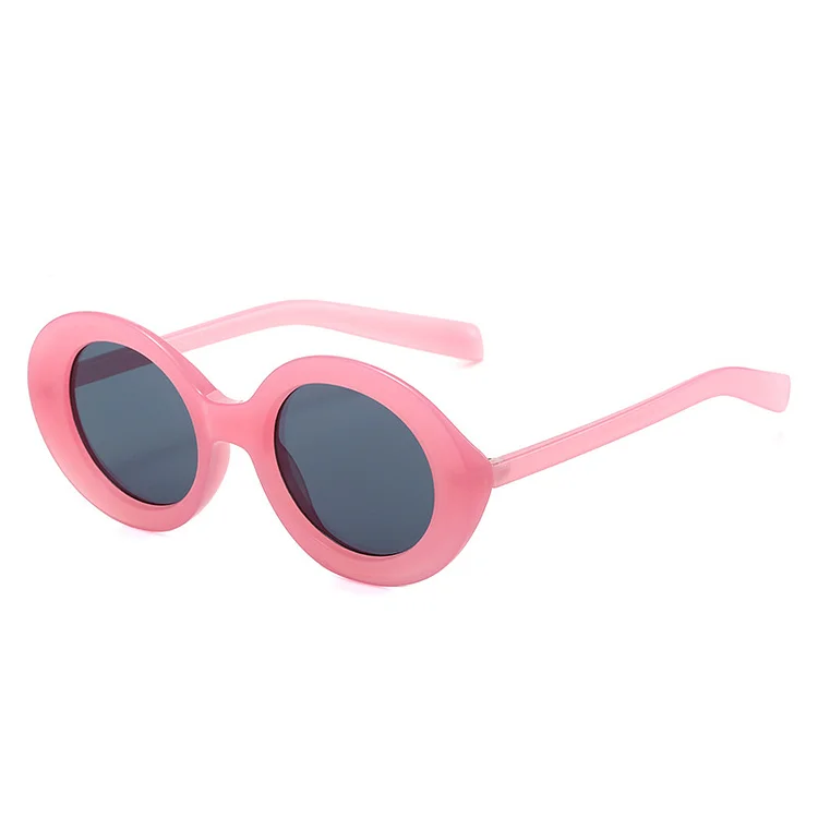 YOOSKE Round Sunglasses for Women Gradient Shades Sun Glasses Outdoor Beach Shading Sunglass UV400 Goggles Korean Style