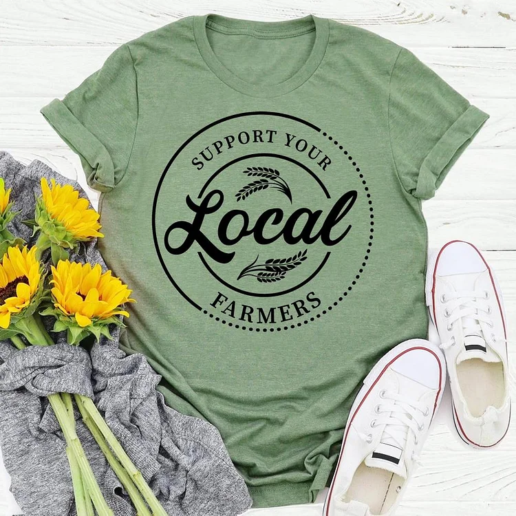 ANB - local farmers village life Retro Tee -03882