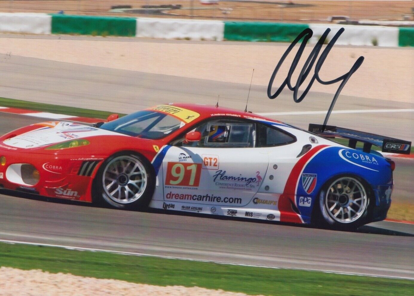 Andrew Kirkaldy Hand Signed 7x5 Photo Poster painting - Le Mans / Sports Car Autograph 6.