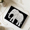 DIY Pearl Painting Elephant for Home Wall Decor with Frame(20x30cm)