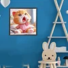 Diamond Painting -DIY Full Round Drill Cute Cat(40*40 CM)