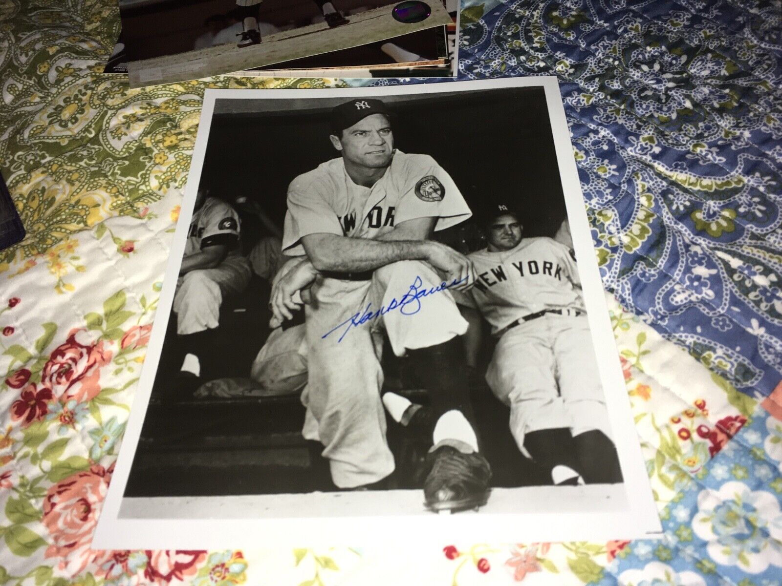 Hank Bauer New York Yankees Signed 8x10 Photo Poster painting W/Our COA BB