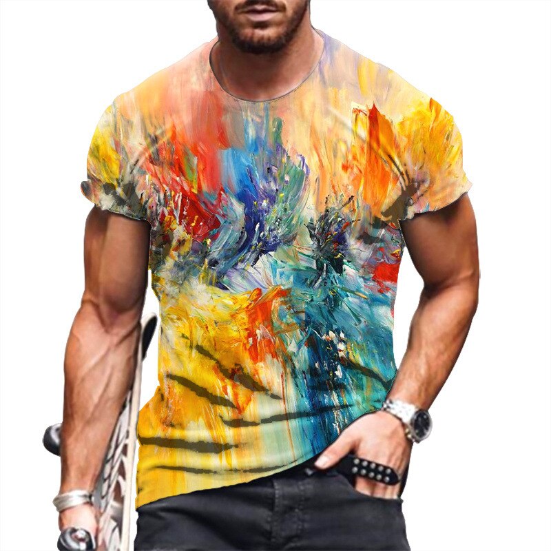 

Retro - 3D Printed Men T Shirt, Xl, 501 Original