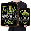 Tequila - Panneaux en &eacute;tain m&eacute;tallique(20*30cm/30*40cm)