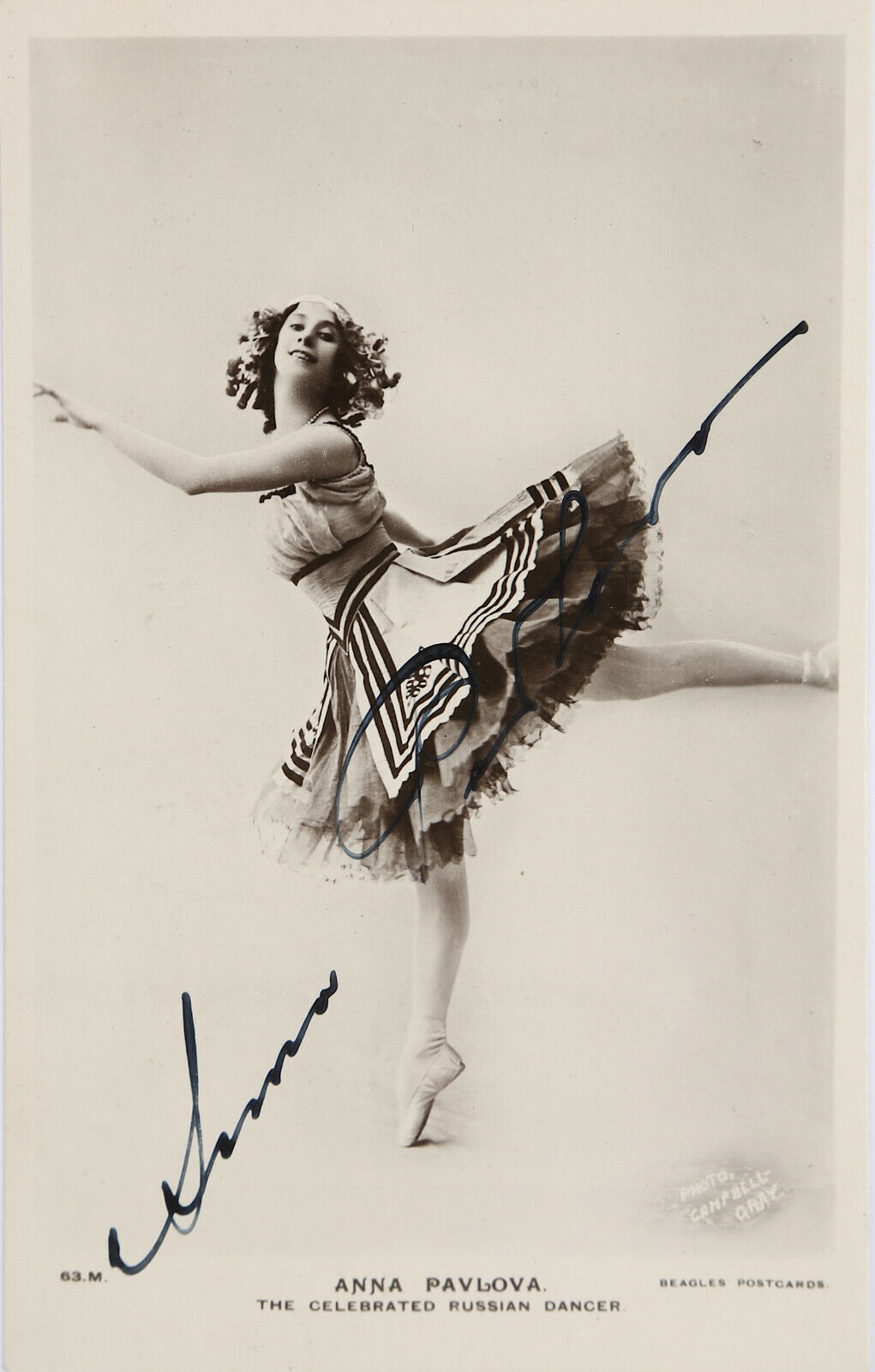 ANNA PAVLOVA Signed Photo Poster paintinggraph - Prima Ballerina Ballet Dancer - preprint