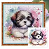 Cute Puppy-11CT Stamped Cross Stitch 40*40cm tapestrymarket