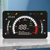 LED Digital Motorcycle Speedometer Adjustable Motorbike Dashboard Larger Board