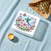 DIY Diamond Painting Aufbewahrungsbox Blume Vogel durchsichtige Kunststoffhülle für kleine Gegenstände