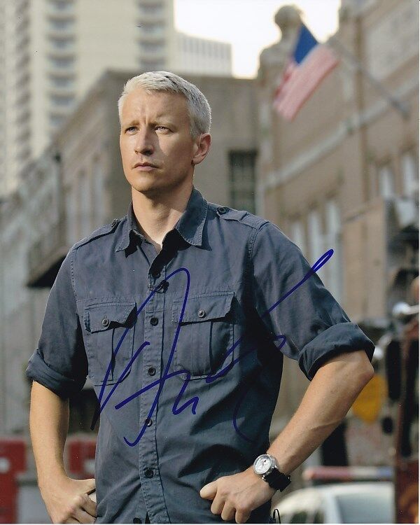 ANDERSON COOPER signed autographed 8x10 Photo Poster painting