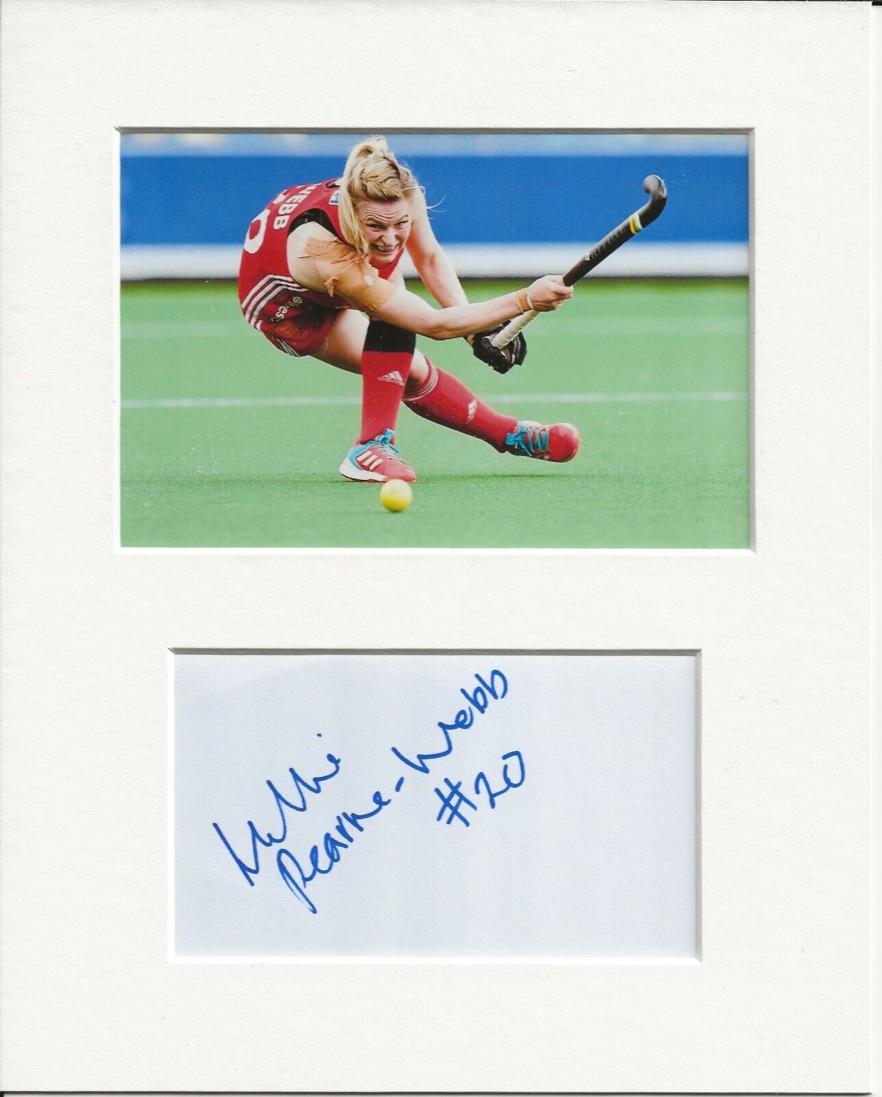 Hollie Webb hockey signed genuine authentic autograph signature and Photo Poster painting AFTAL