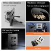International Electric 20W Fast Charging USB Socket Switch Panel 86 Type Mobile Phone Charging Type-c Home With Retractable Wire