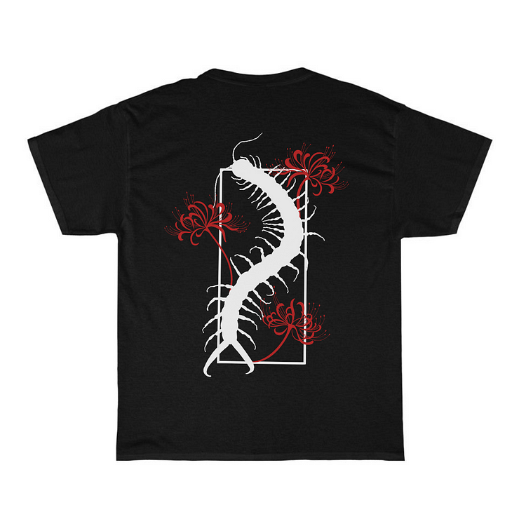 "Red Flowers & Centipede - Tokyo Ghoul" T-Shirt