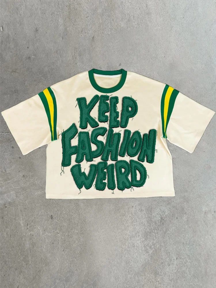 Fashionable And Weird Casual Street T-shirt