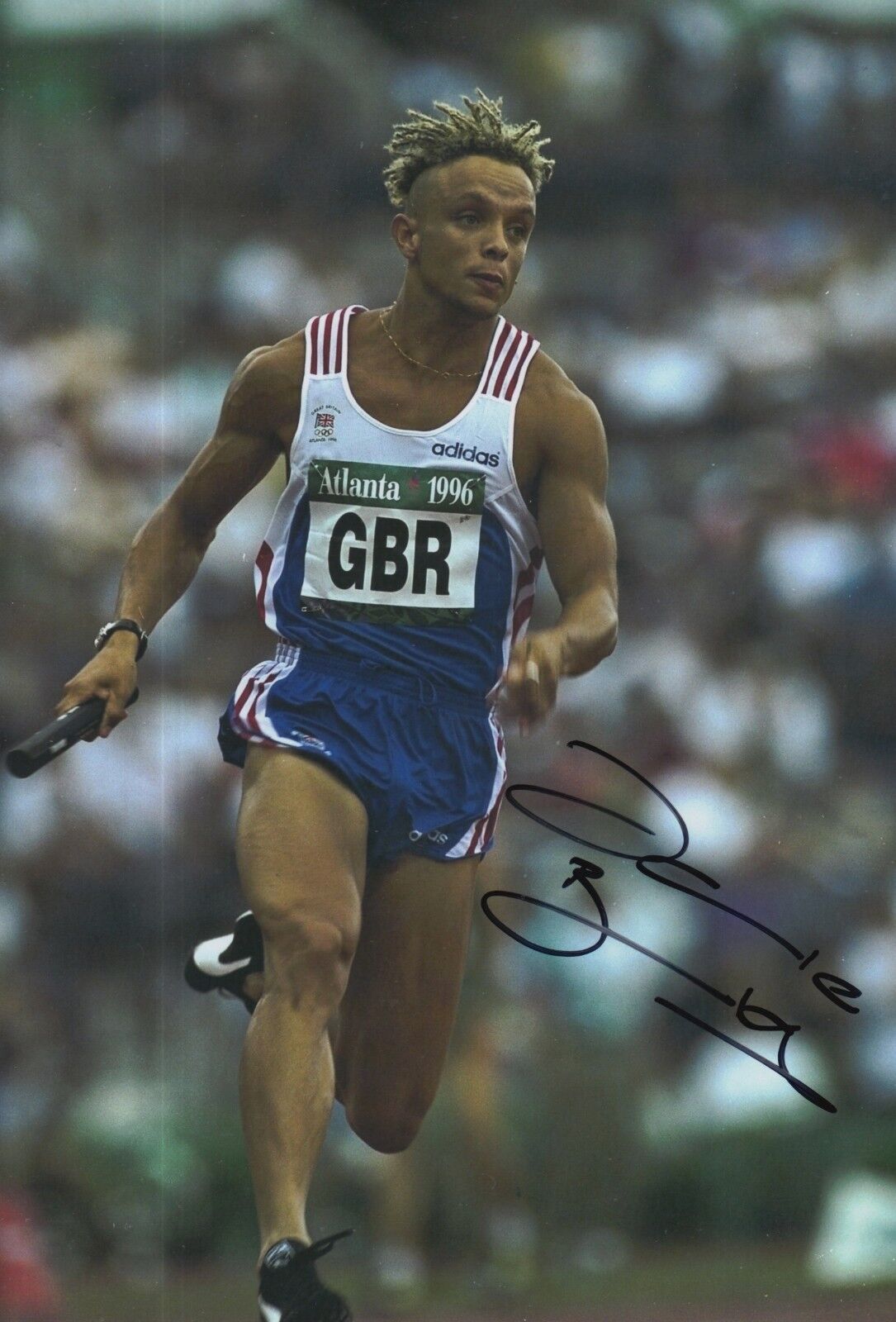 Jamie Baulch Hand Signed Olympics 12x8 Photo Poster painting.