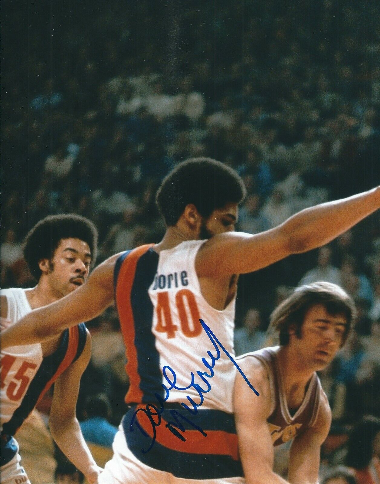 Signed 8x10 DORIE MURREY Baltimore Bullets Autographed Photo Poster painting w/COA