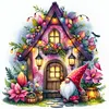 House Gnome-11CT Stamped Cross Stitch 40*40cm/15.75*15.75in