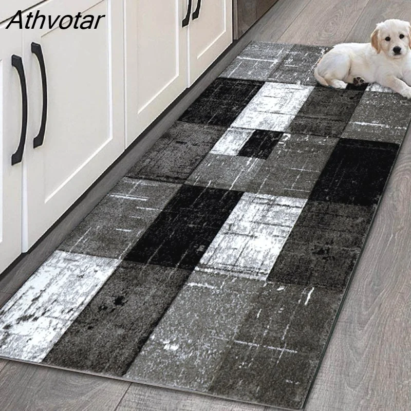 Athvotar Carpet Geometric Patterns Printed home Entrance Doormat Floor Mats Carpets for Living Room Bathroom Mat Rugs