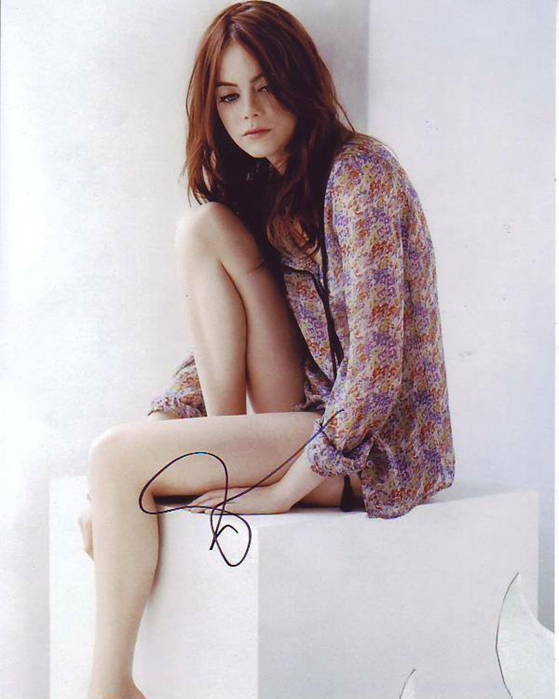 Emma stone signed autographed Photo Poster painting