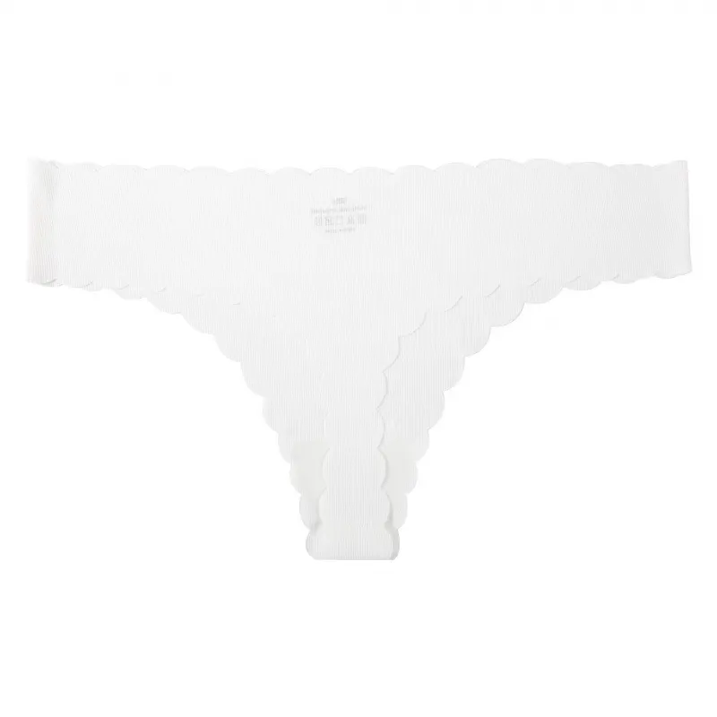 Uveng Uveng Lady One-Thick Thread Wave Side Cotton Crotch Low-Waist Bikini Trousers Woman