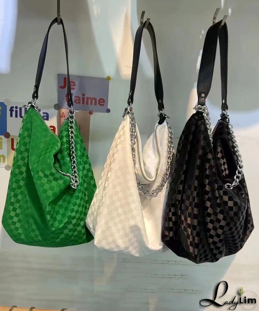 Fashion Green Large Capacity Velour Satchel Bag Handbag