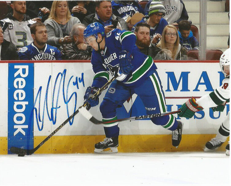 Vancouver Canucks Adam Clendening Autographed Signed 8x10 Photo Poster painting COA