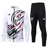 25/26 Sao Paulo White long zipper Training Jacket Set