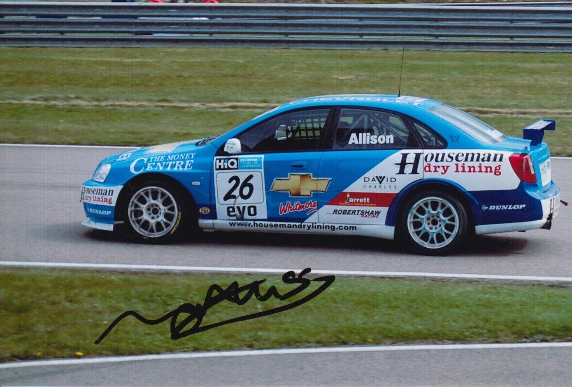 Matt Allison Hand Signed 6x4 Photo Poster painting - Touring Cars Autograph.