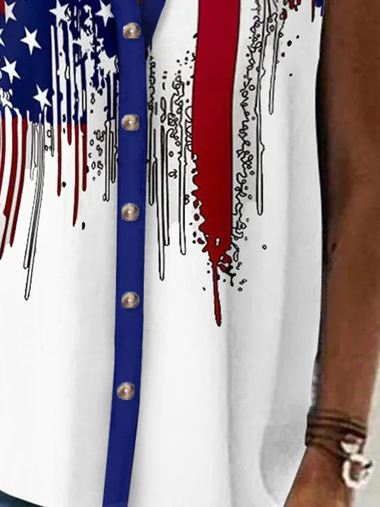 Women Half Sleeve V-neck Solid Color Dress