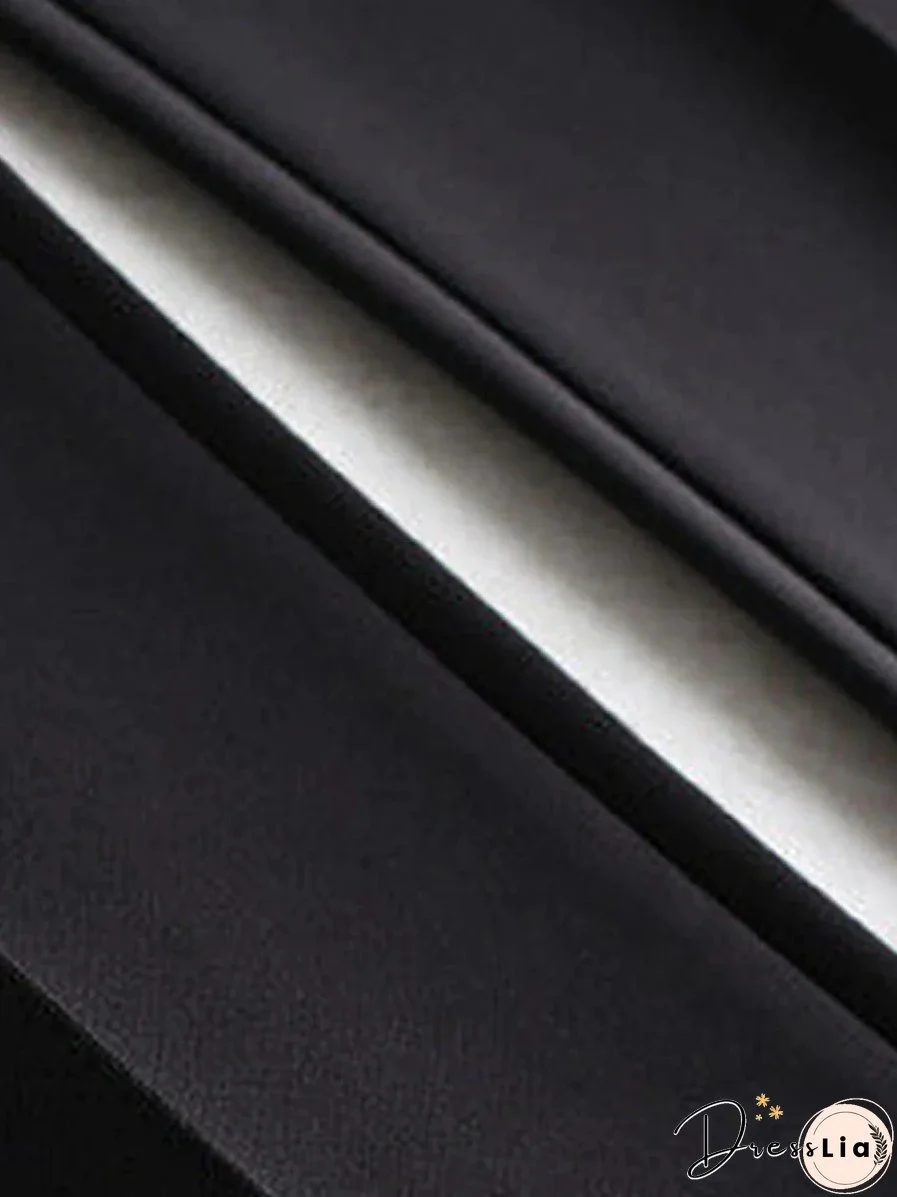 Women&lsquo;s Dress Work Pants Trousers Full Length Micro-elastic High Waist Fashion Streetwear Daily Navy Black S M Fall Winter