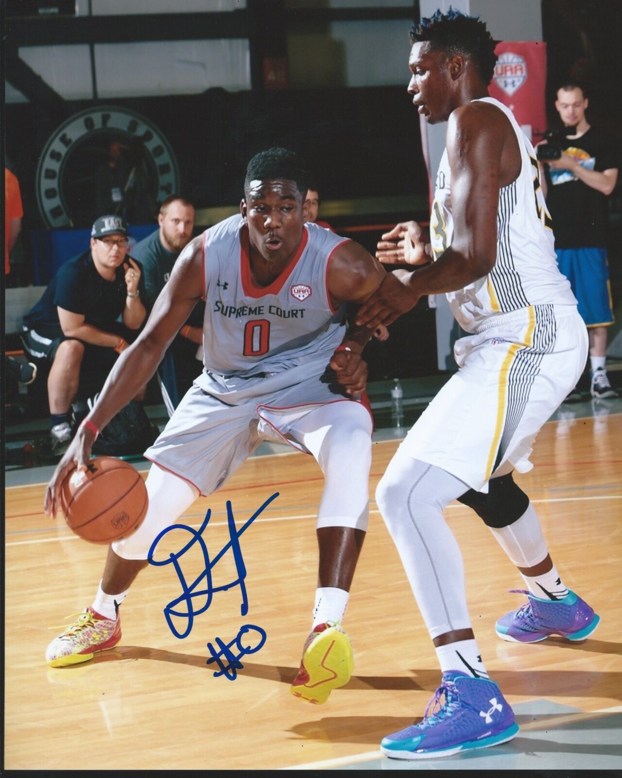 DEANDRE AYTON Signed Autographed 8x10 Photo Poster painting NBA Draft Arizona Wildcats COA 2