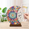 Diamond Painting Wooden Mandala Moon Perpetual Calendar