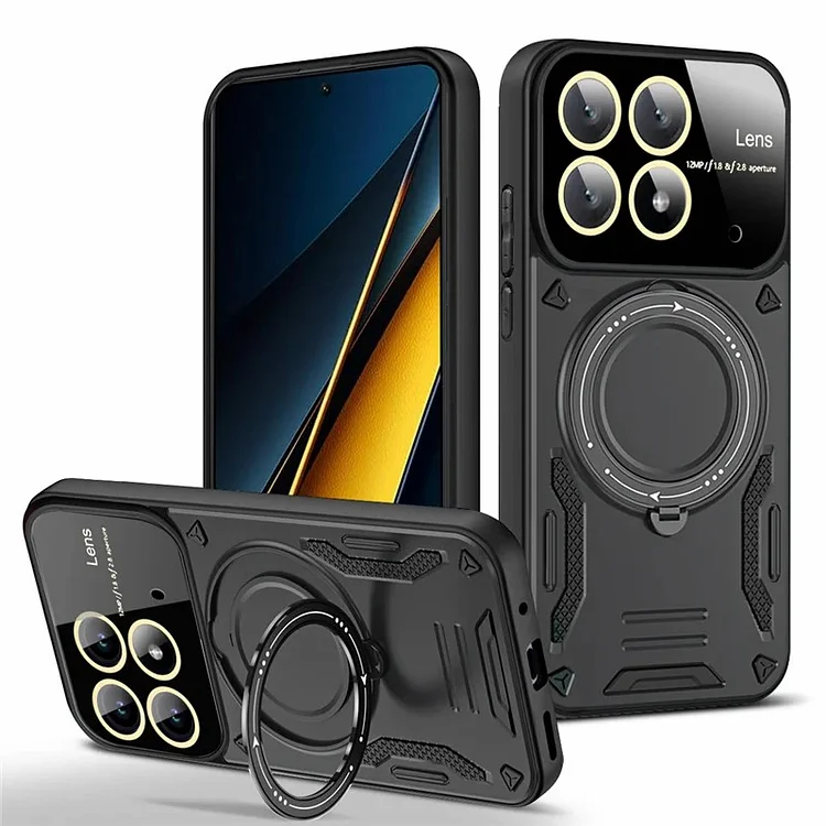 Shockproof Armor Ring Magnetic Case For Xiaomi Redmi  Etrgadget- Smartphone Cases & Covers | Accessories