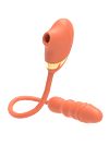 Sucking Vibrator Thrusting Dildo Plug