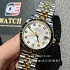 Lady's Rolex 31mm Datejust m278273-0028 Two Tone Yellow Gold on Jubilee with Mother-of-pearl Diamond-set Dial Super clone