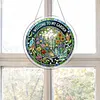 Diamond Painting Single-Sided Acrylic Garden Pendant for Home Wall Door and Window Decoration