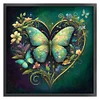 Heart-Shaped-11CT Stamped Cross Stitch 55*55cm