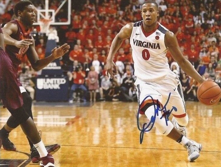 Devon Hall signed Virginia Cavaliers 8x10 Photo Poster painting autographed UVA 4