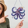 Diamond Painting Acrylic Octopus Diamond Painting Dots Hanging Pendant