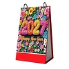 Flowerpot Diamond Art Monthly Flip Tabletop Calendar January 2027 - December 2027 Small Desktop Calendar Planner for Living Room Bedroom Office Desk Gift Giving