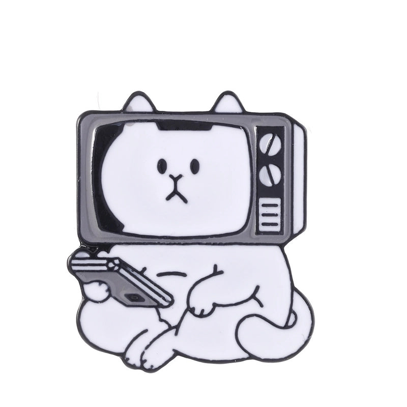 Cute Bear Panda Cat Alloy Women’s Brooches