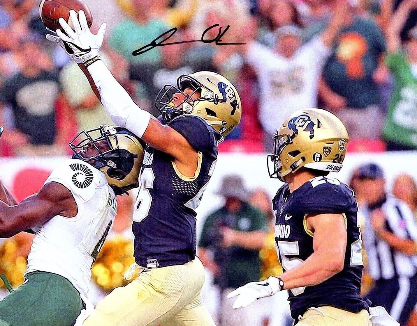 Isaiah Oliver Colorado Buffaloes signed autographed 8x10 football Photo Poster painting COA c