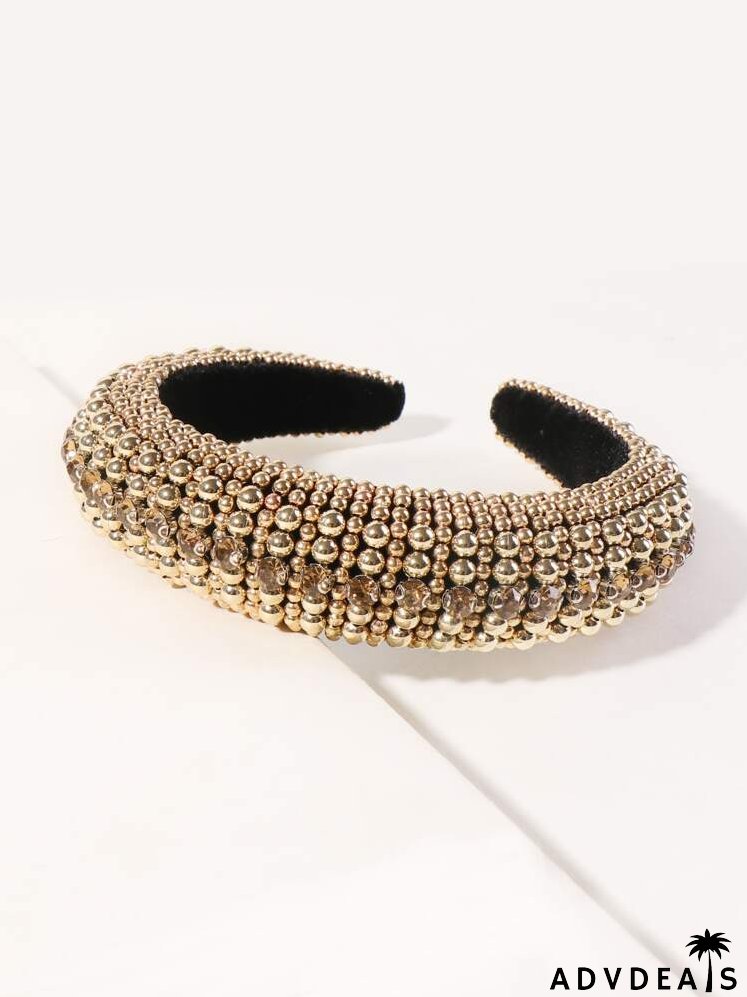 Faux Pearl Decor Hair Hoop