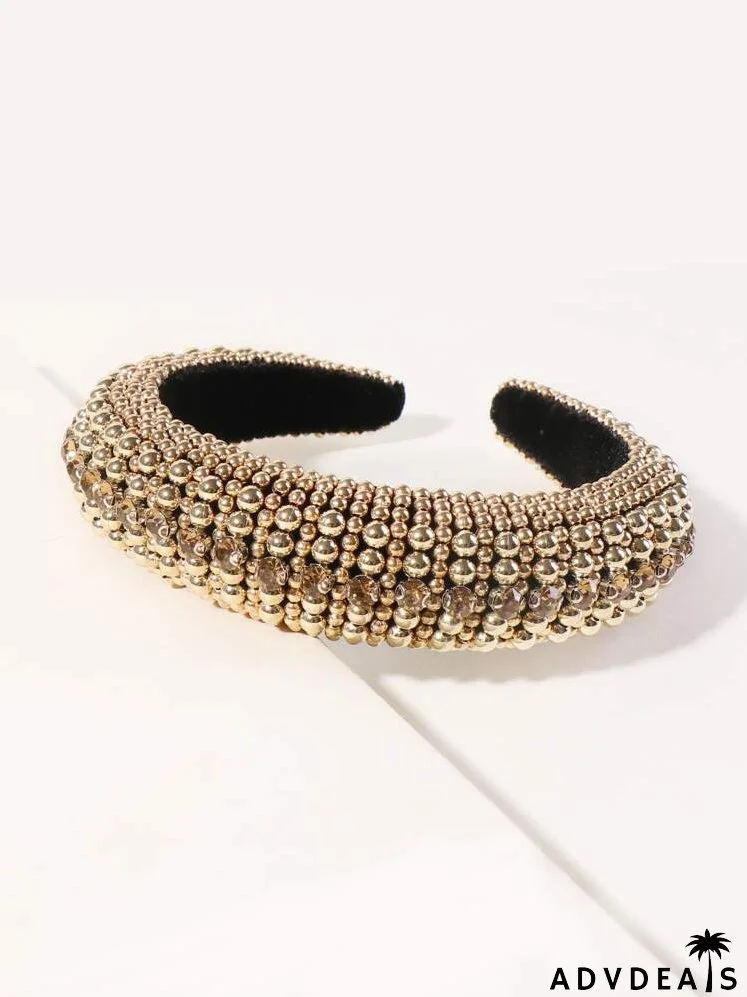 Faux Pearl Decor Hair Hoop