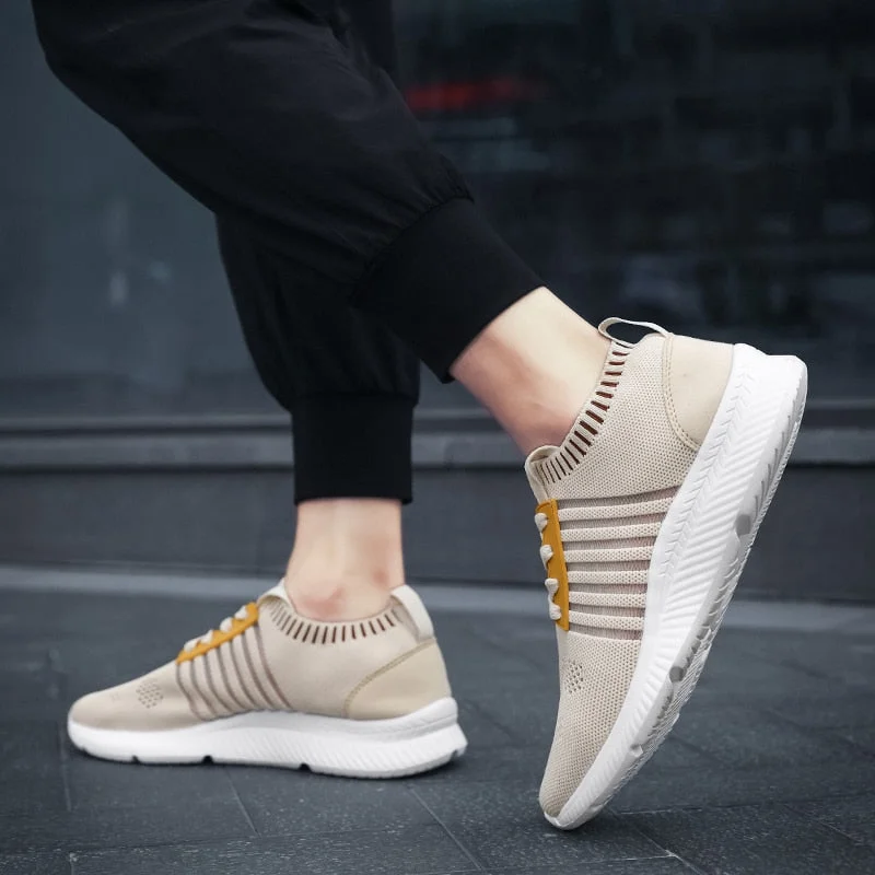 Mens Casual Shoes White Lace-Up Breathable Couple Sport Shoes Sneakers Basket White Black Tennis Mens Trainers Zapatillas Hombre