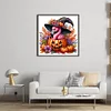 Halloween Pumpkin Flamingo-14CT Counted Cross Stitch 40*40cm/15.75*15.75in tapestrymarket