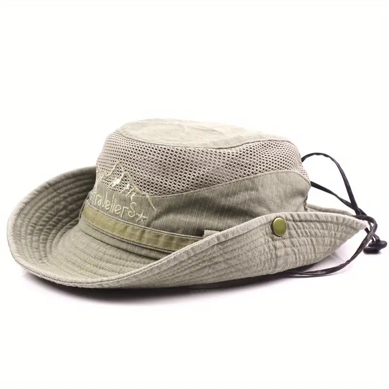 Wide-Brimmed Sun Hat for Outdoor Activities - Noah