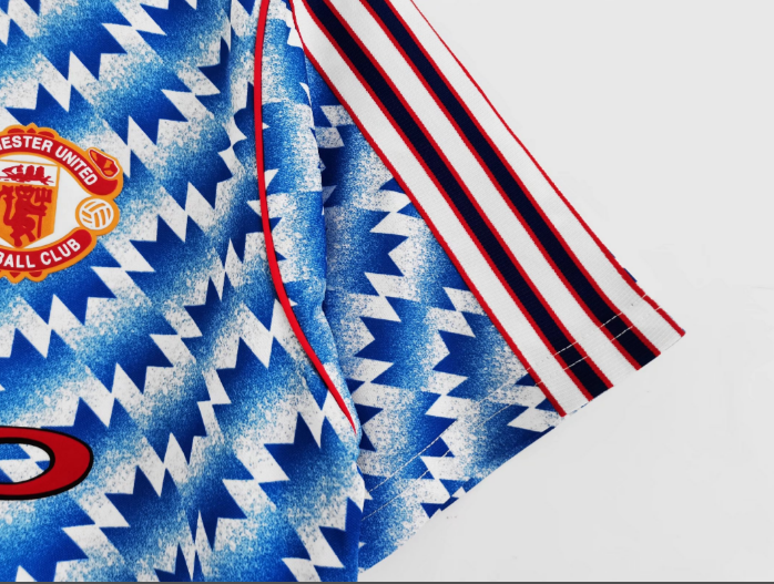 Retro 1990/1992 Manchester United Away Football T-Shirt