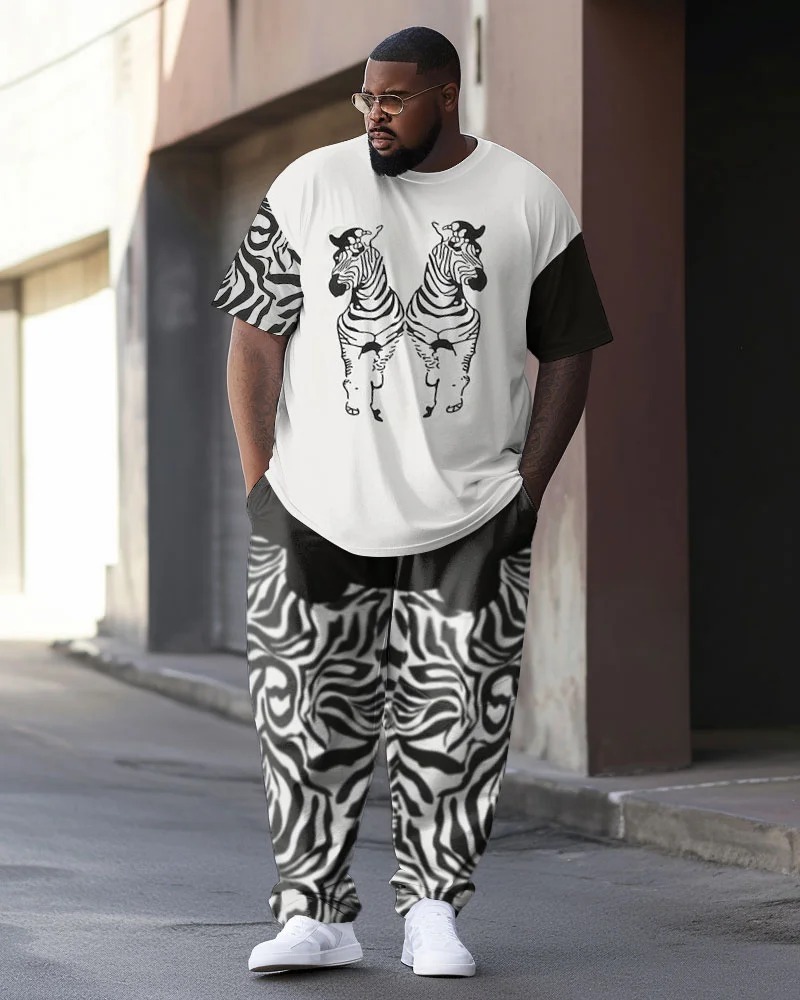 animal prints in big men's clothing
