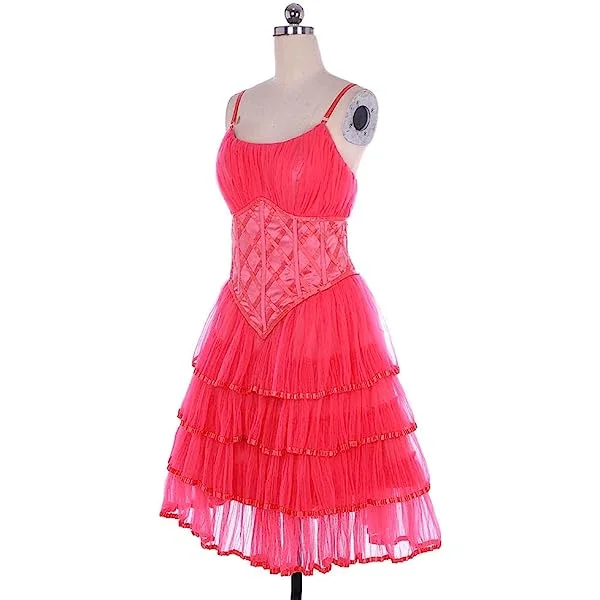 Women's Glinda The Good Witch Cosplay Costume Wicked The Musical Pink Dress